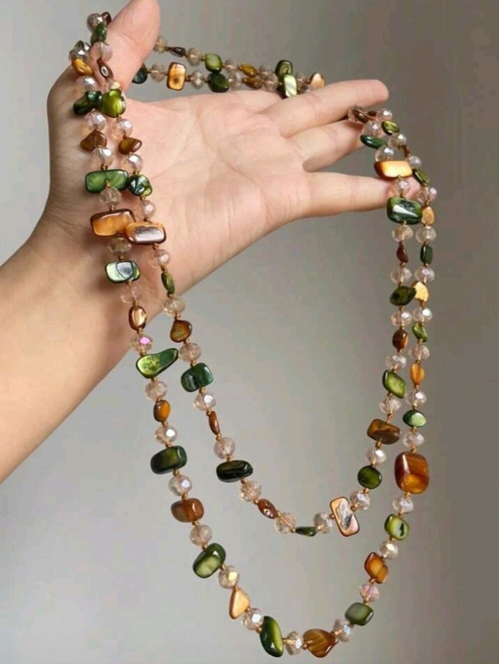 Faux Shell Necklace